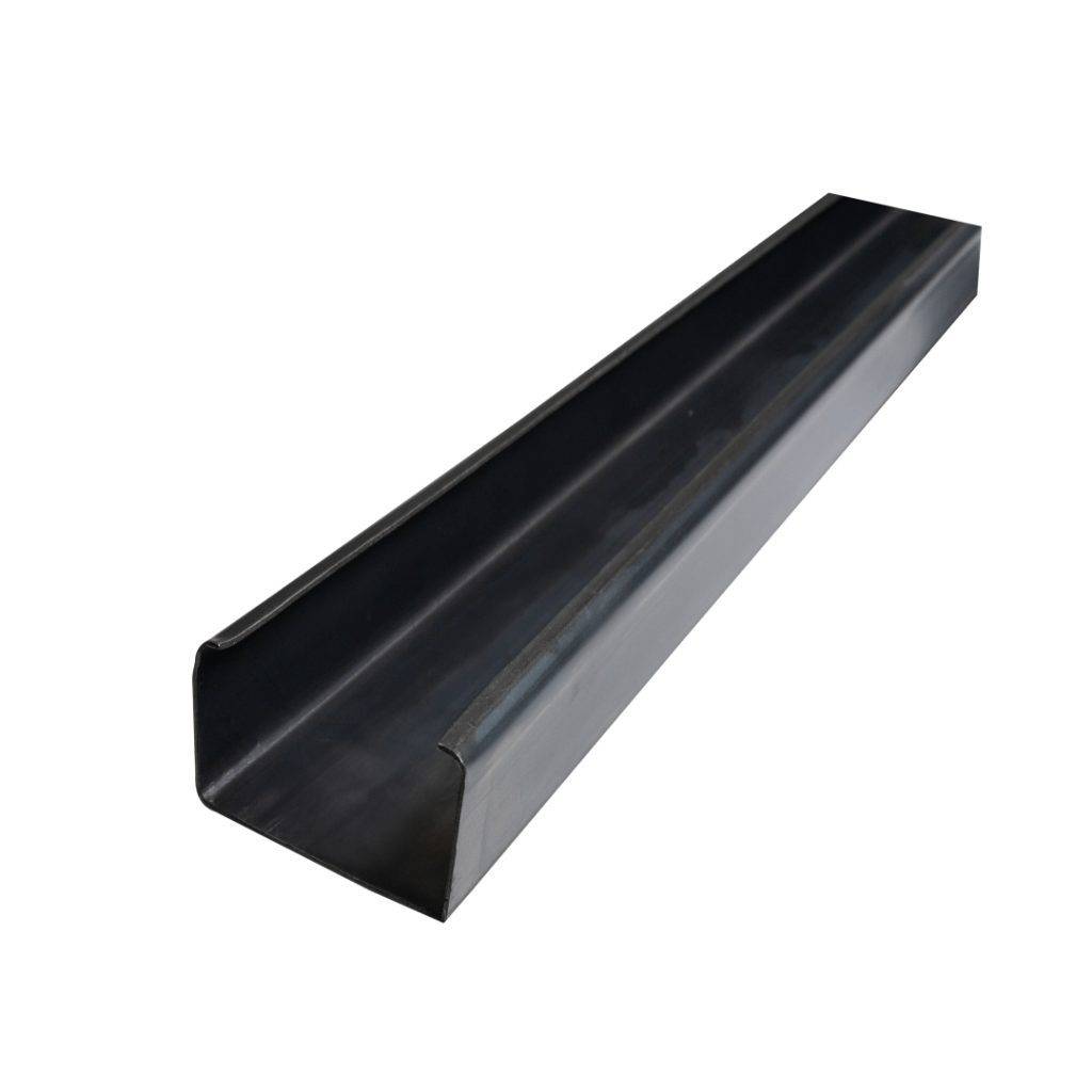 Polin c negro 3x1-1/2 pulgadas x 6 metros chapa 18 (1.20mm)