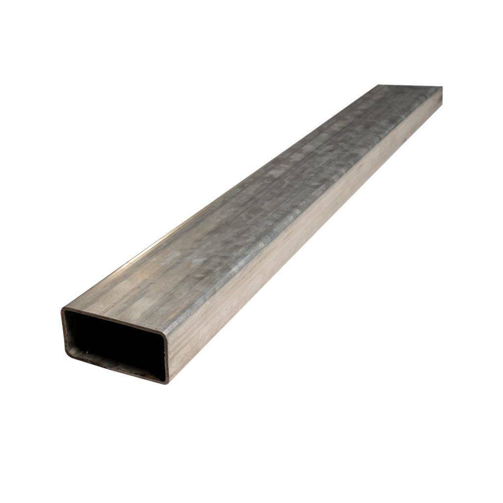 Tubería galvanizada rectangular 2x1 chapa 18