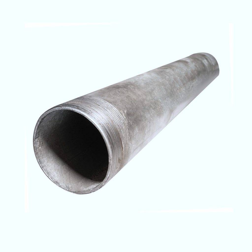 Caño galvanizado con rosca y copla liviano 4 pulgadas