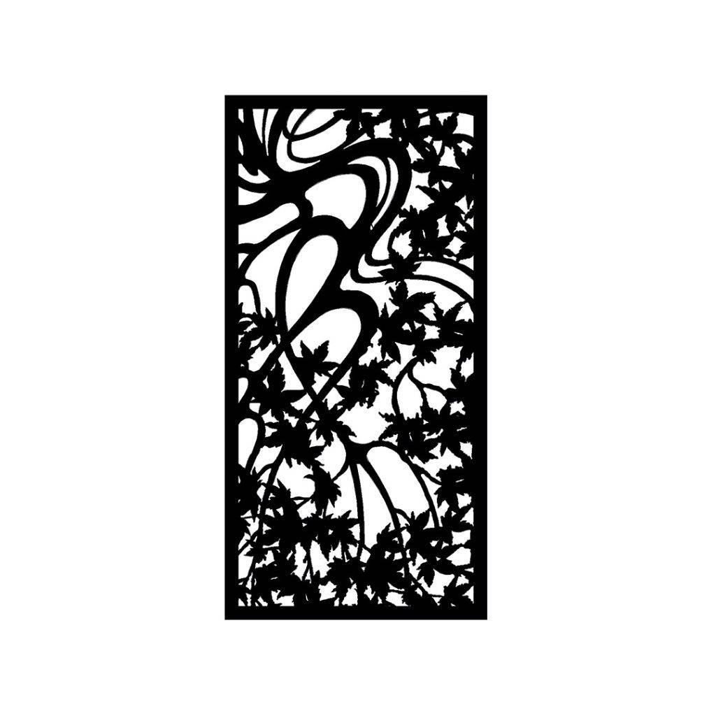 Pantalla metálica corte laser s101 para decoración interior o exterior