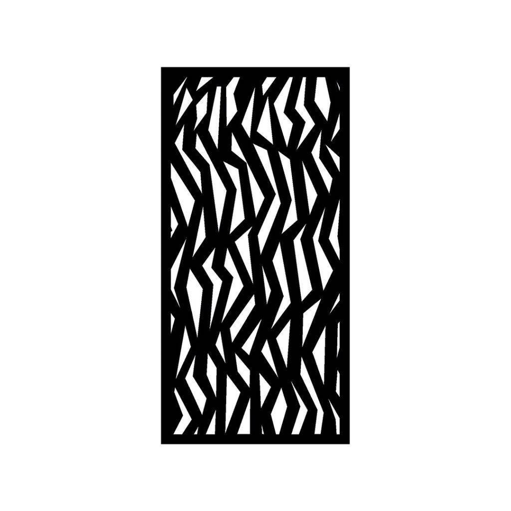Pantalla metálica corte laser s122 para decoración interior o exterior