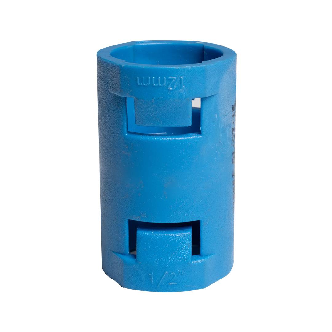 Union de pvc para conduflex de 1/2 pulgada