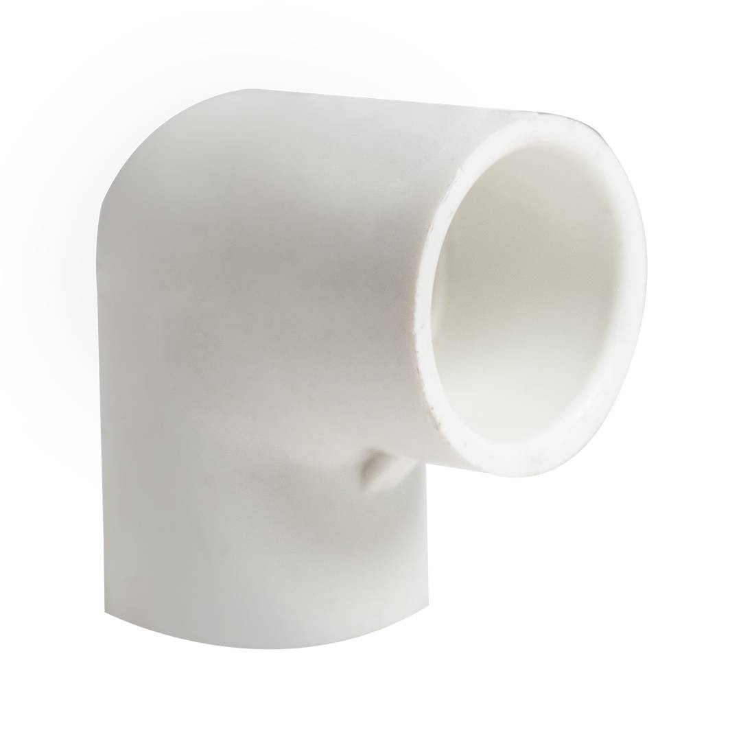 Codo pvc con rosca de 3/4 pulgada a 90 grados