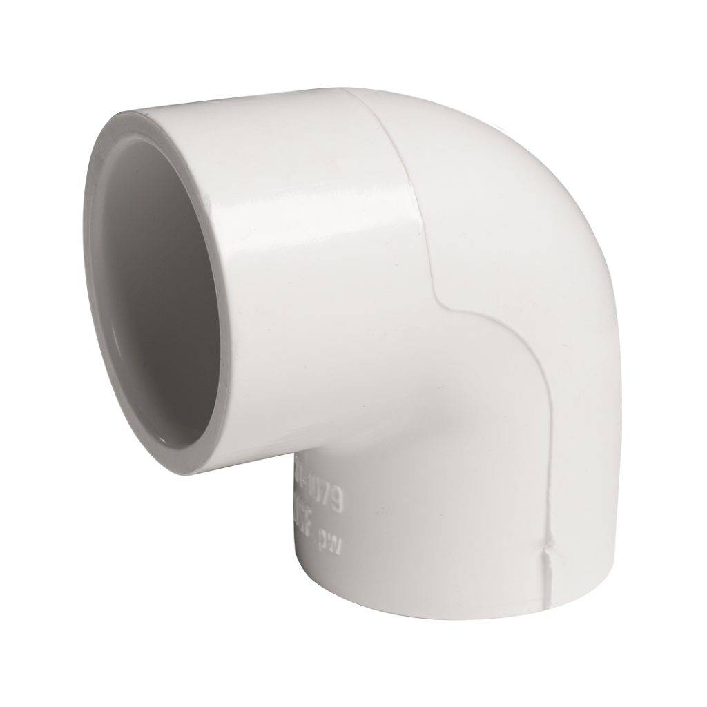 Codo pvc liso 1-1/4 pulgada a 90 grados
