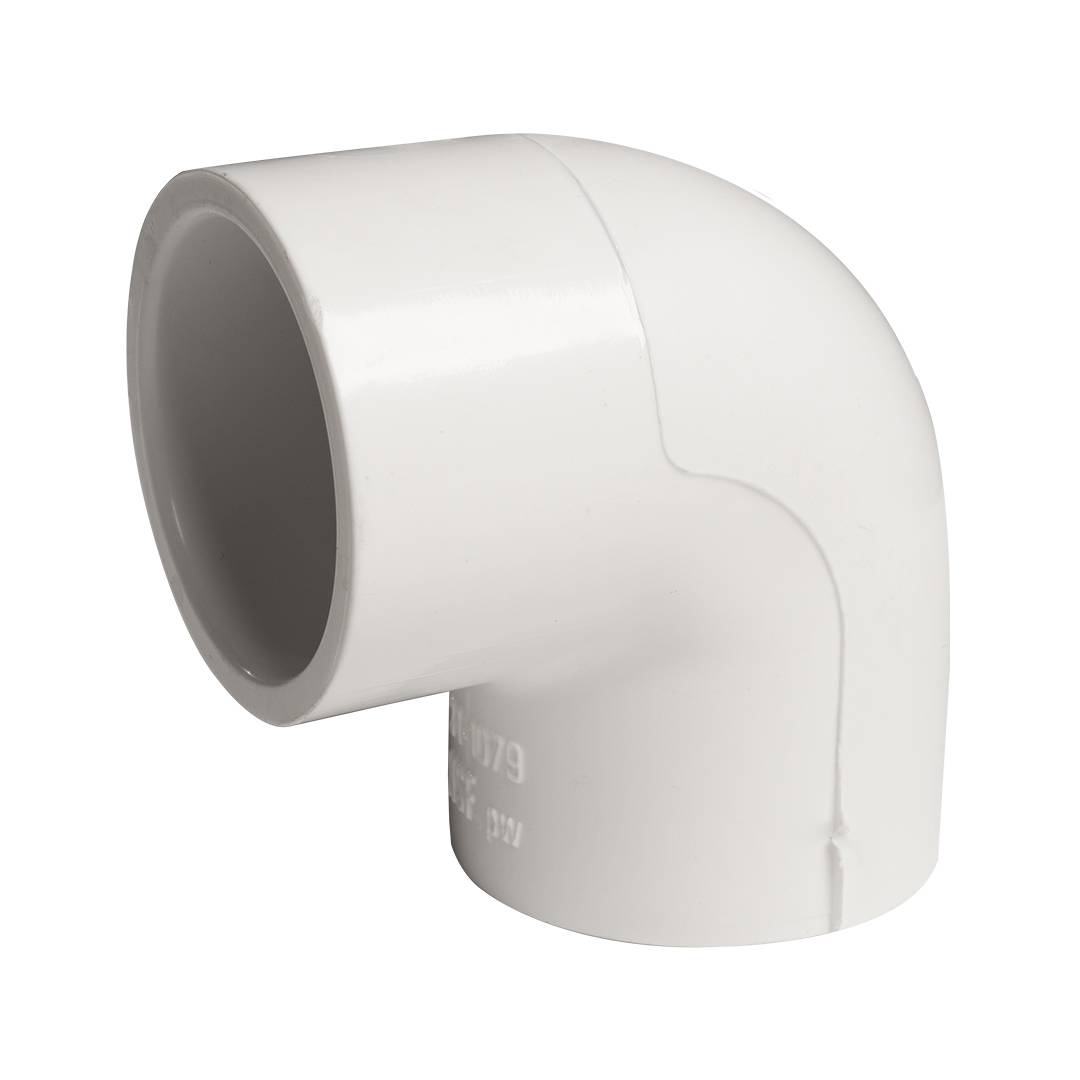 Codo pvc liso 1-1/4 pulgada a 90 grados