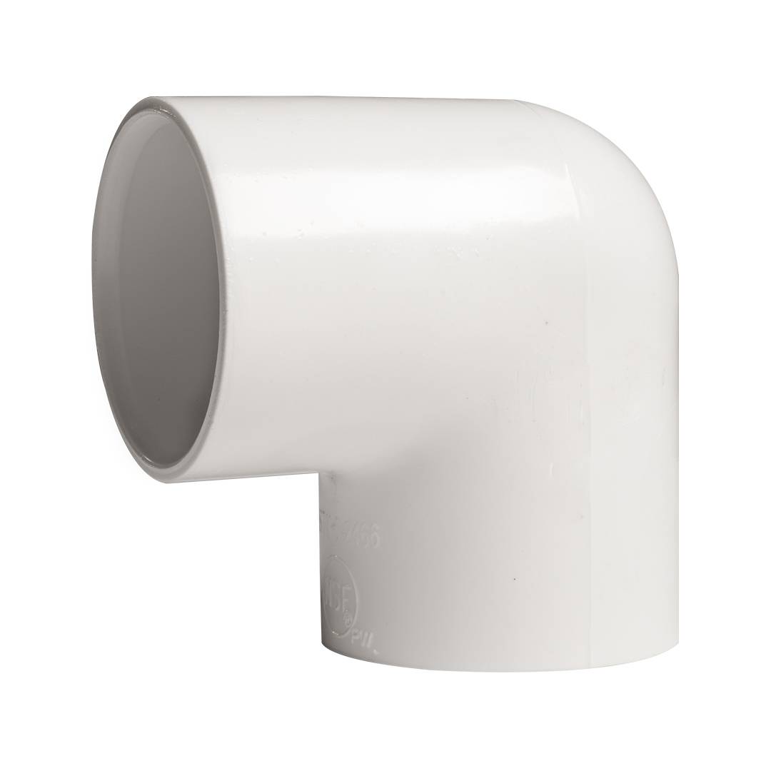 Codo pvc liso 1-1/2 pulgada 90 grados
