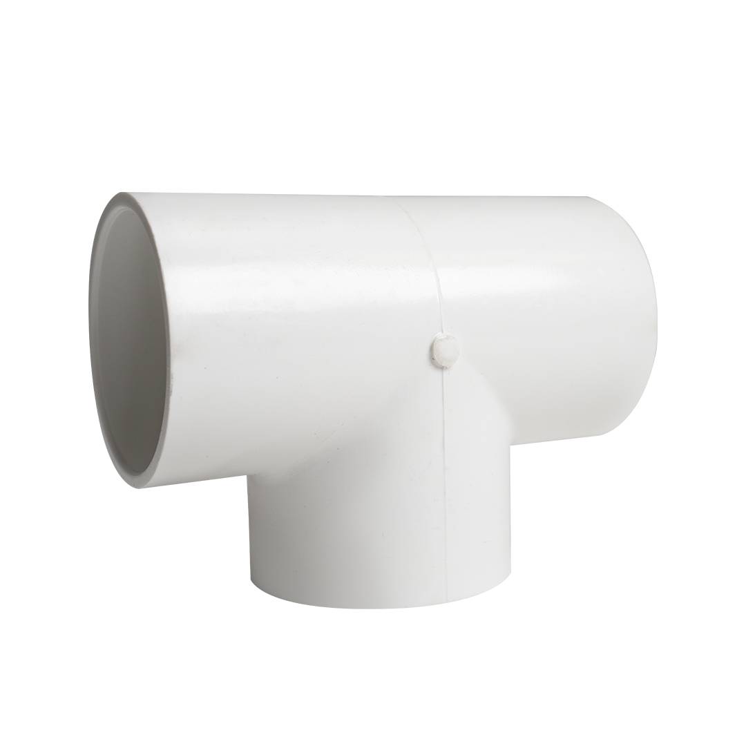 Tee pvc lisa de 2 pulgada