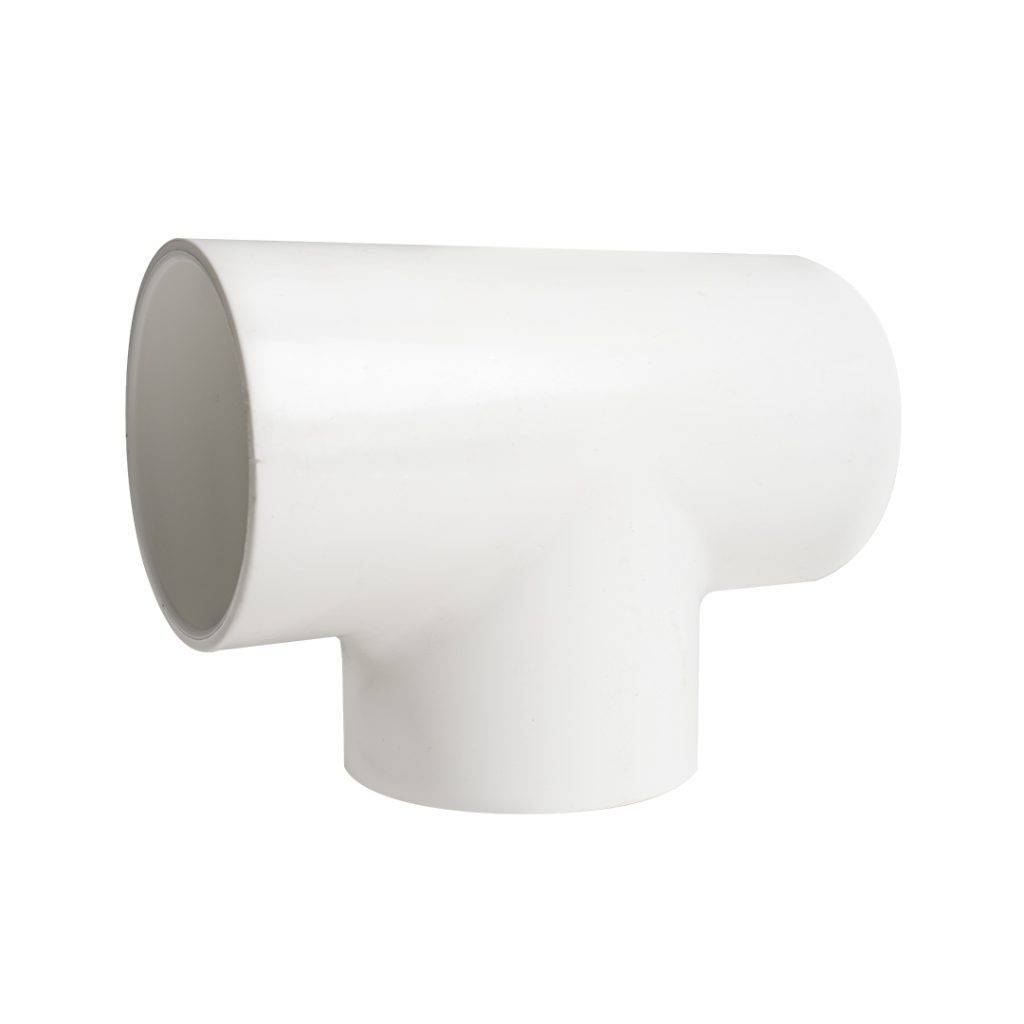 Tee pvc lisa de 3 pulgadas