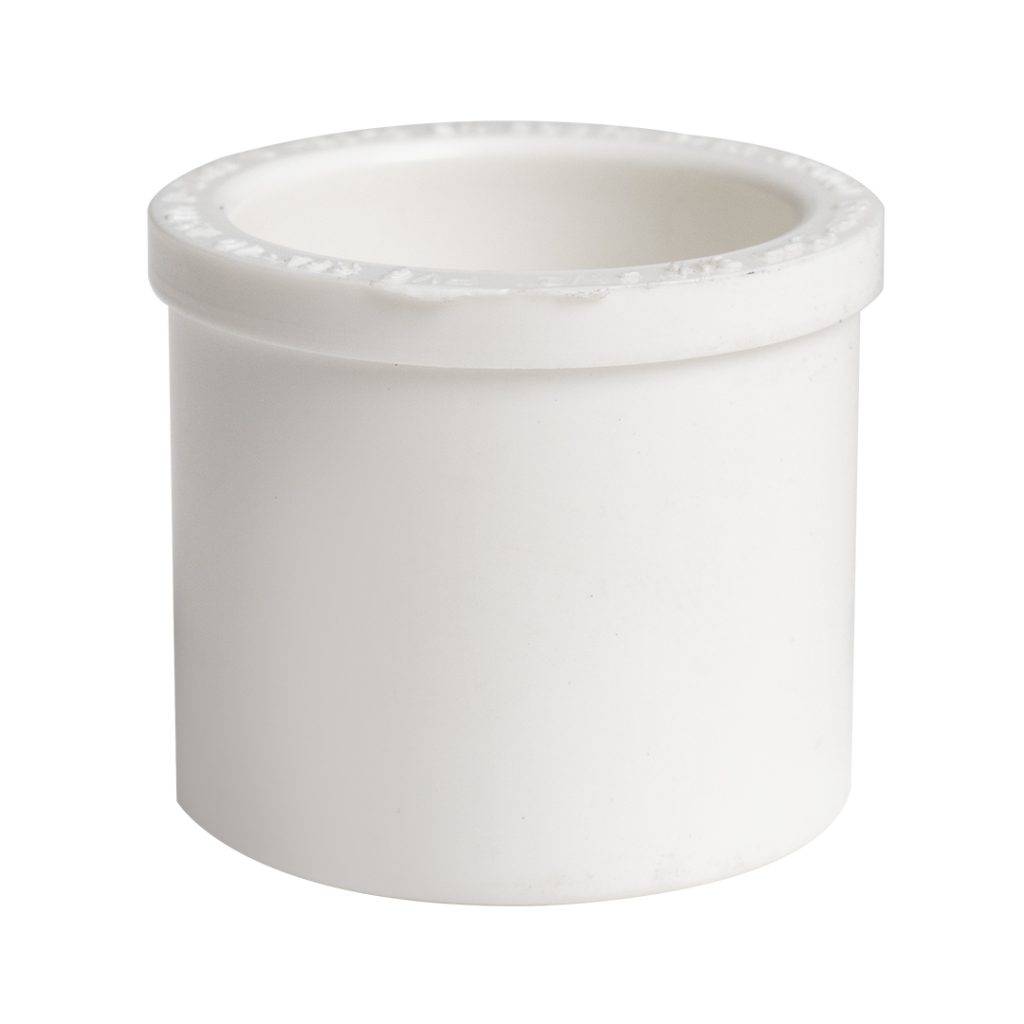 Reductor bushing pvc liso de 3/4 x 1/2 pulgada