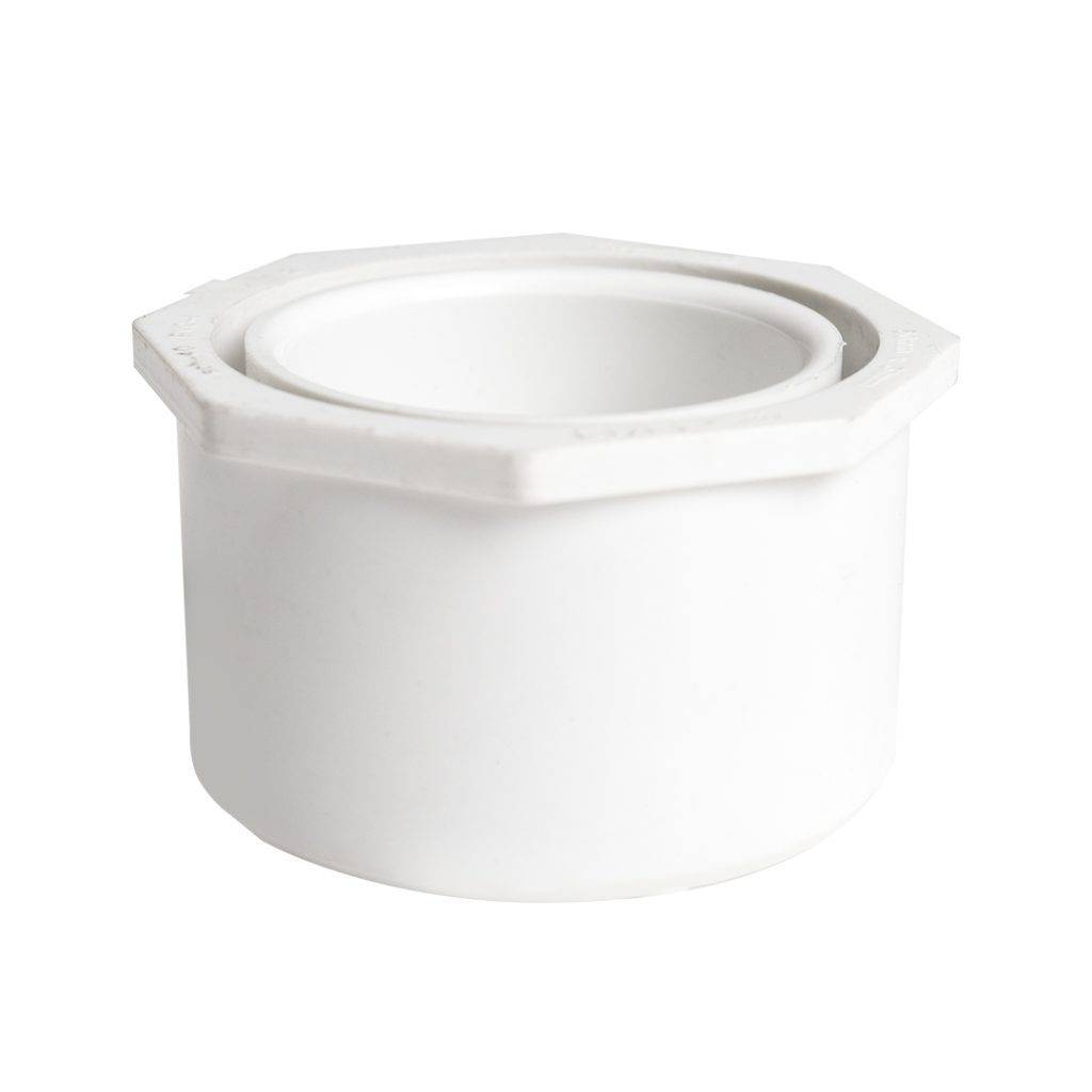 Reductor bushing pvc liso de 2 x 1-1/4 pulgada