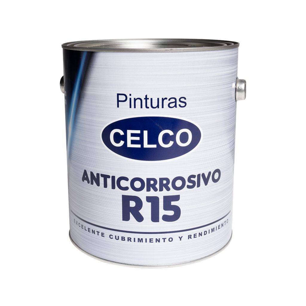 Pintura anticorrosiva r-15 de Celco galón