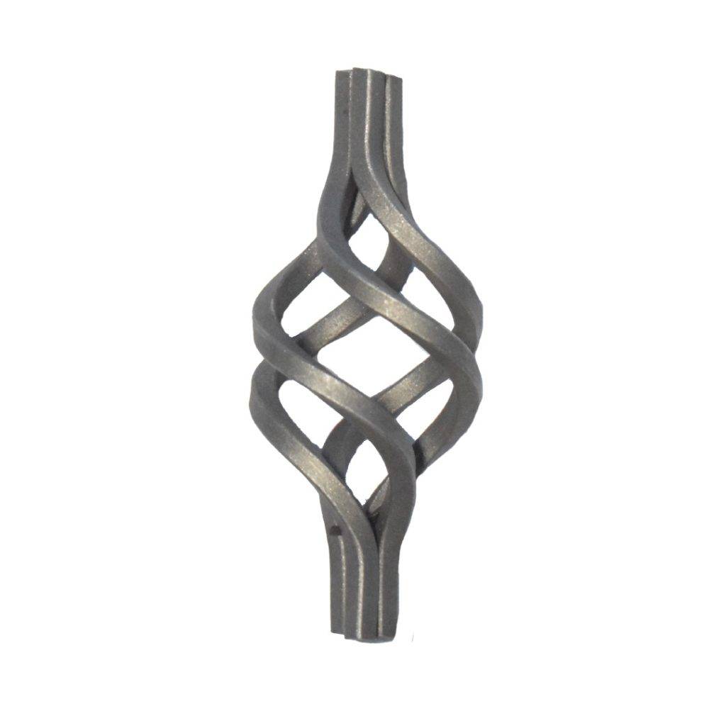 Hierro forjado piña C 1/2 pulgada (159-3-4)