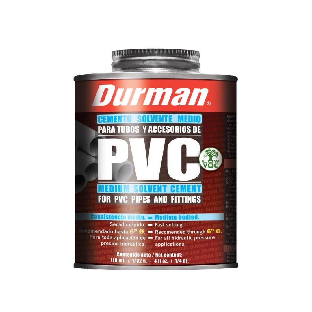 Pegamento de pvc 1/32 de galón (0.08 litros)