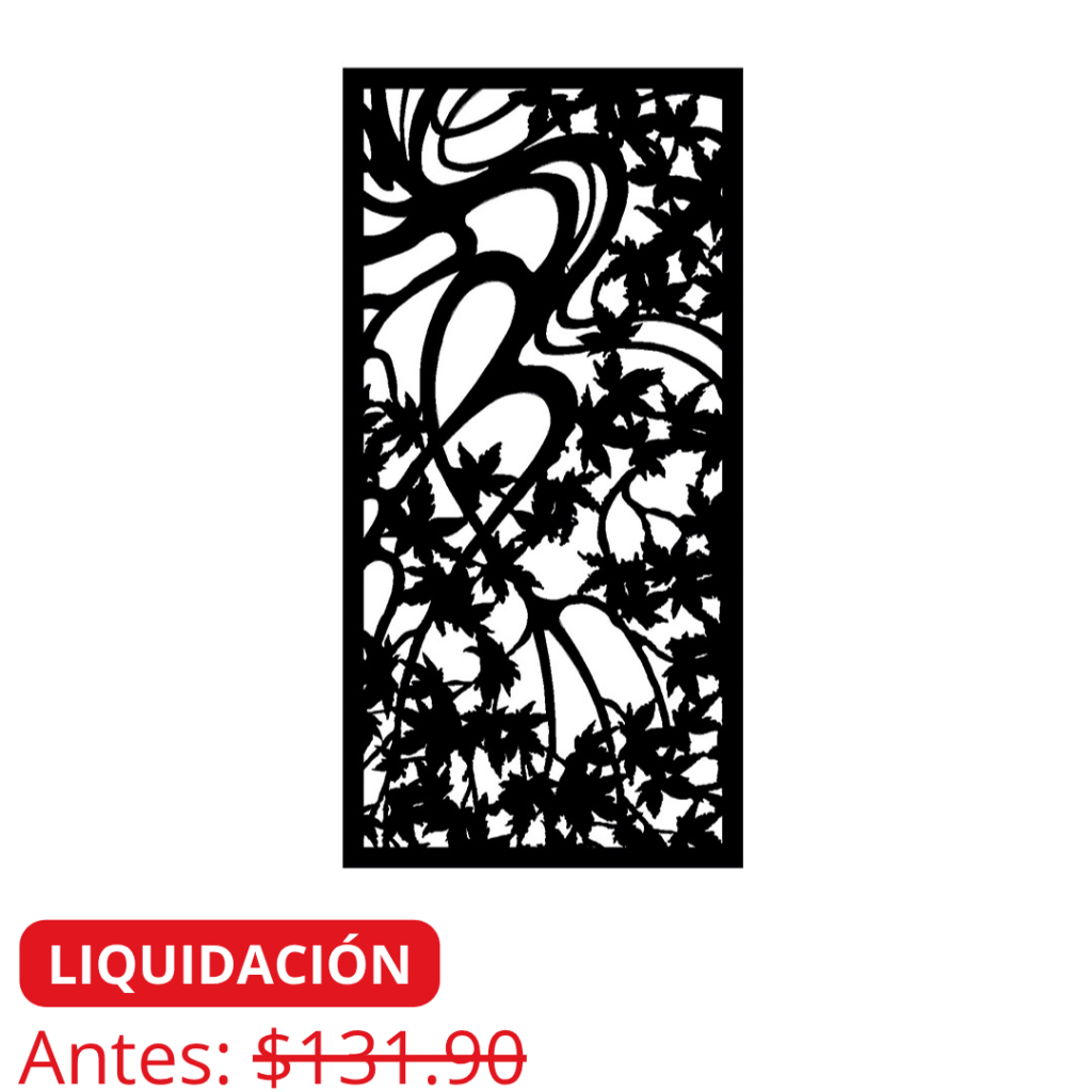 pantallas metalicas corte laser en liquidacion didelco