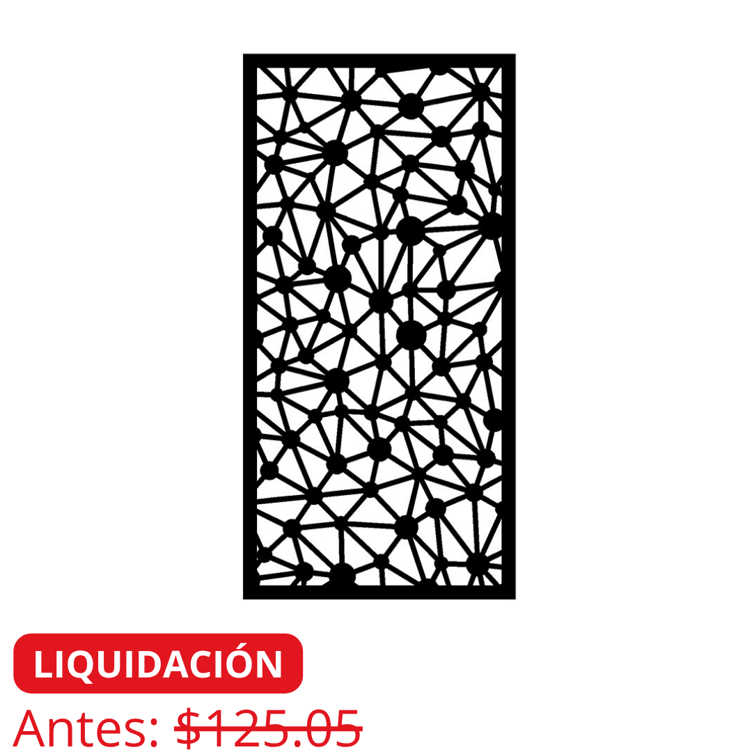 pantallas metalicas corte laser en liquidacion didelco